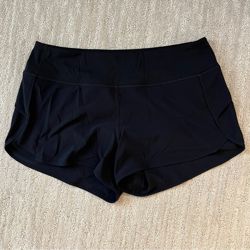 CRZ YOGA Womens Lightweight Workout Shorts Black